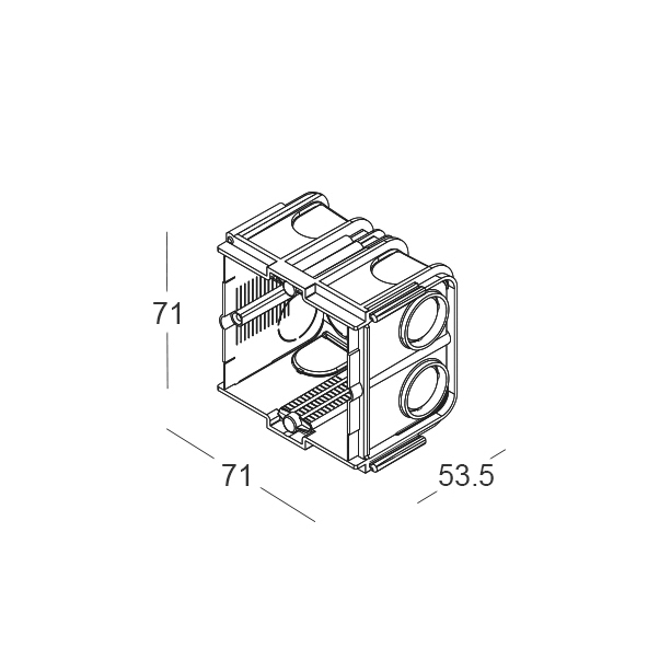 D.BOX.034.XX - Einbau Box Standard 502