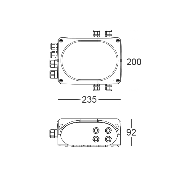 HUB.700.001.DA2 - Hub 700mA IP66<br>DALI-2 mit 60W IP20-Treiber