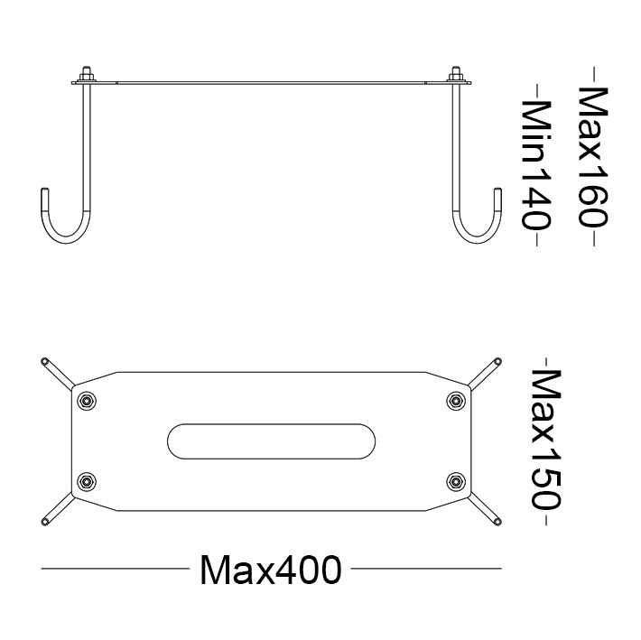 KIT.019 - Bodenverankerungssystem mit Ankerbügeln